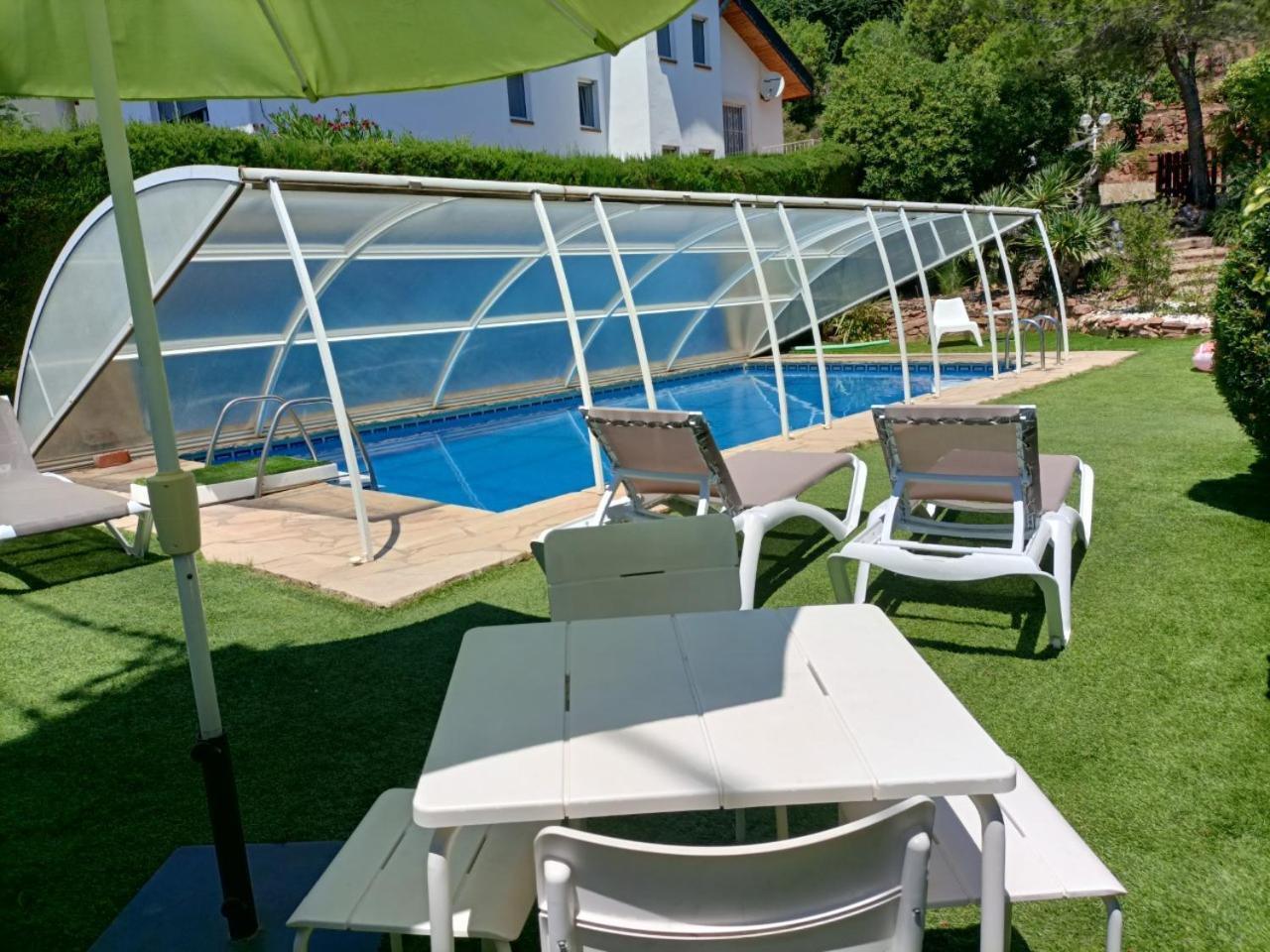Casa Acogedora Familiar Con Piscina Villa Pallejá Exterior foto
