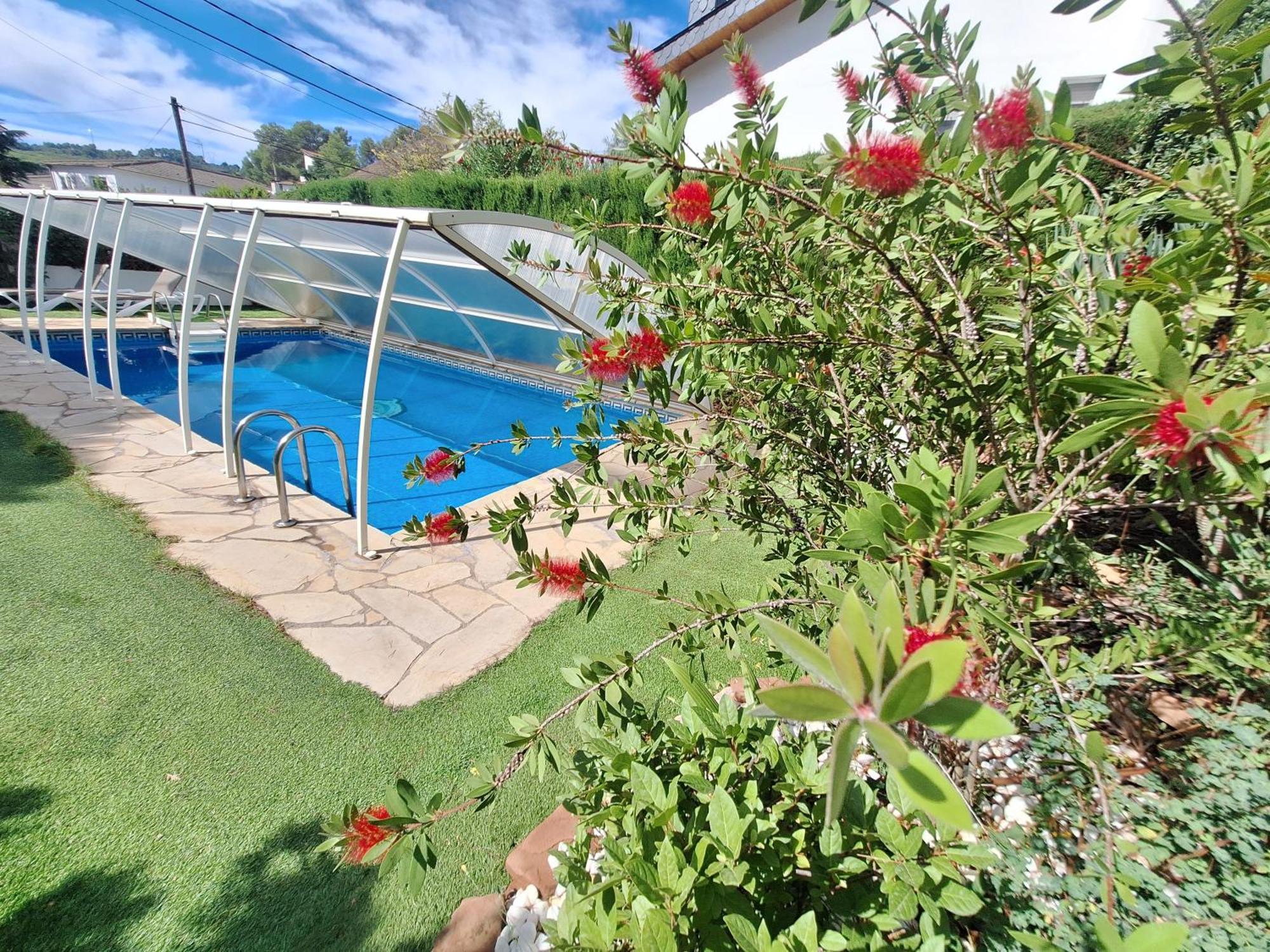Casa Acogedora Familiar Con Piscina Pallejá Exterior foto